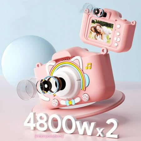 Kids Camera Toys For 3-10 Years Boys Girls, Toddler Toys Digital Selfie Camera With SD Card, Christmas Halloween Birthday Festival Gift For 3-10 Year Old Girl