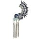 thumbnail image 1 of Large Heart Crystal Dangle Earrings For Women Bijoux Geometric Rhinestone Statement Jewelry Gifts Silver, 1 of 5