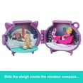 thumbnail image 3 of Polly Pocket Holiday Connects Bundle, Stackable Compact Playset with Micro Doll Accessories, & Pet, Mini Toys, Travel Toys, 3 of 6