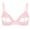 Pink, variant on Women Sheer Lace Floral Portrait Open Tip Bra Unlined Push-up Bralette Underwear Nightwear Pink XXL