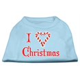 thumbnail image 1 of I Heart Christmas Screen Print Shirt  Baby Blue Sm (10), 1 of 2