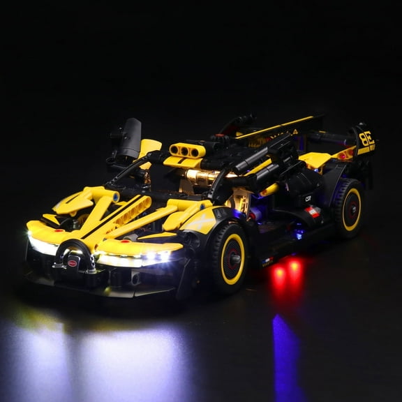LED Light for Legos Technic Bugatti Bolide 42151 Building Toy Set, Creative Lighting Kit Compatible with Legos 42151, for Legos Technic Car Fans (Lego Bricks Not Included)