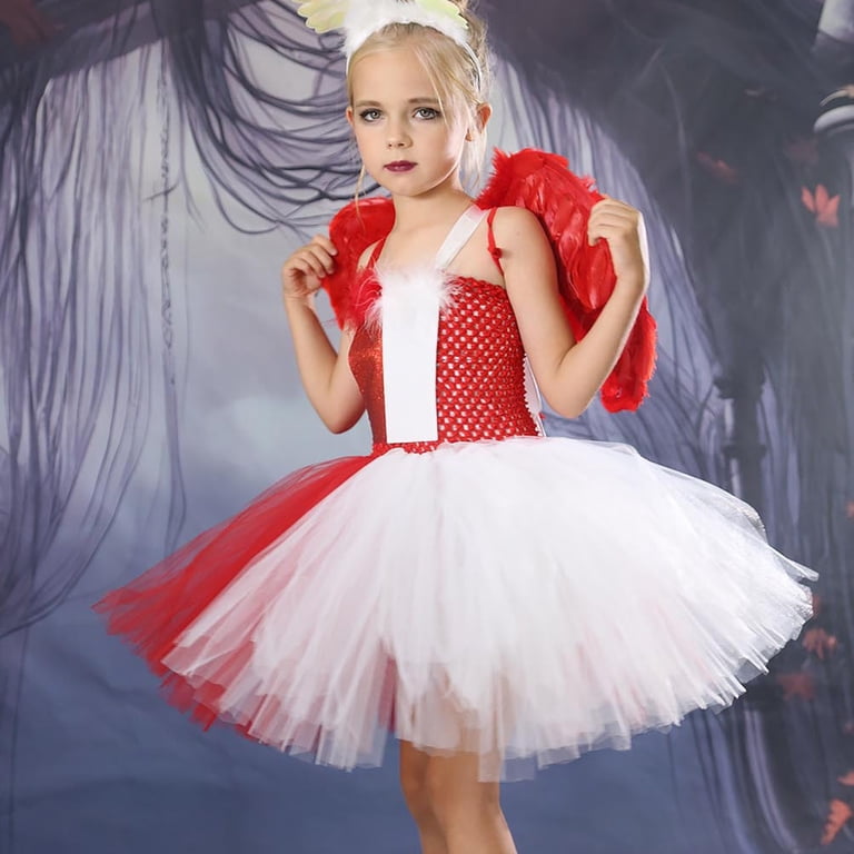 bridal shower tutu dress Shimmering Shore Tutu Dress Satin Bow / 6-7 Years / Shell: (Knitted Fabric 100% Cotton, Net Fabric 100% Nylon) Lining: (Woven Fabric 100% cotton)