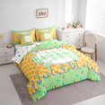 thumbnail image 2 of Erosebridal Mint & Purple Dripping Waffle Green Baseball & Bat Logo Graphic Twin Bedding Sets 7-Piece, Sport Graphic Bedding Comforter Set for Boys And Girls Kids,Lightweight Room Decor, 2 of 6