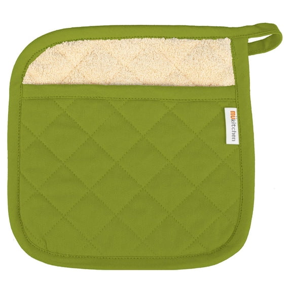 MUkitchen 100% Quilted Cotton Pot Holder, Cactus