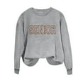 thumbnail image 4 of DAFPZW Senior 2026 Sweatshirt for Women Class Of 2026 Graduation Crewneck Sweatshirts Funny Cute Pullover Tops Loose Casual, 4 of 5