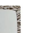 thumbnail image 3 of Ambesonne Earthy Vibes Fitted Sheet, Abstract Modern Stripe, King Size, Chocolate Off White, 3 of 5