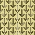 thumbnail image 1 of Ahgly Company Tapis d'Intérieur Lavable en Machine Carré Jaune Moutarde Transitionnel, 5 Pieds Carré, 1 of 7
