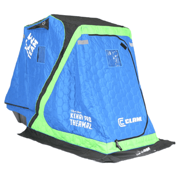 CLAM KENAI PRO THERMAL FLIP OVER SHELTER - ICE TEAM EDITION