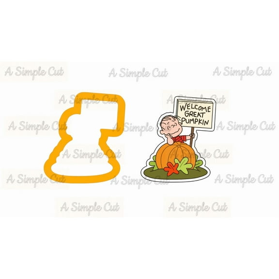 Charlie Brown Pumpkin Cookie Cutter