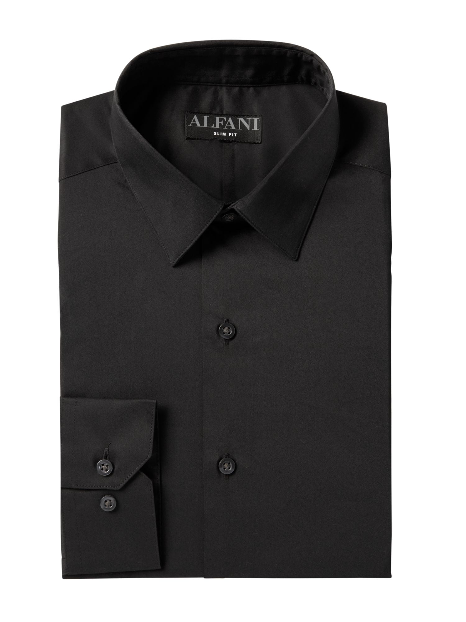 alfani black dress shirt