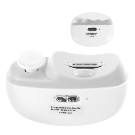 Electric Nail Clipper Automatic Electric Nail Trimmer Safety Nail File Nail Cutter Nail Scissors Grinding Fingernails and Toenails with Cleaning Brush for Adults Elderly