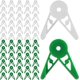 thumbnail image 1 of 60 PCS Adjustable Plant Branch Benders, Low Stress Training Clips, Plant Training Clips, Plant Bender Clips for Plant, White and Green, 1 of 5