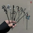 thumbnail image 3 of Ancient Chinese Style Elegant Butterfly Tassel Hair Stick for Women Girls Classical Hairpin Chinese Hair Accessories Jewelry, 3 of 9