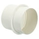 thumbnail image 1 of Uxcell 4 Inch Backdraft Damper, PVC Ducting Hose Airflow Insert Shutter, One-Way Draft Stopper for Kitchen Fans, 1 of 6