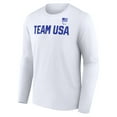 thumbnail image 2 of Men's White Team USA Paralympics Team Sport Long Sleeve T-Shirt, 2 of 3