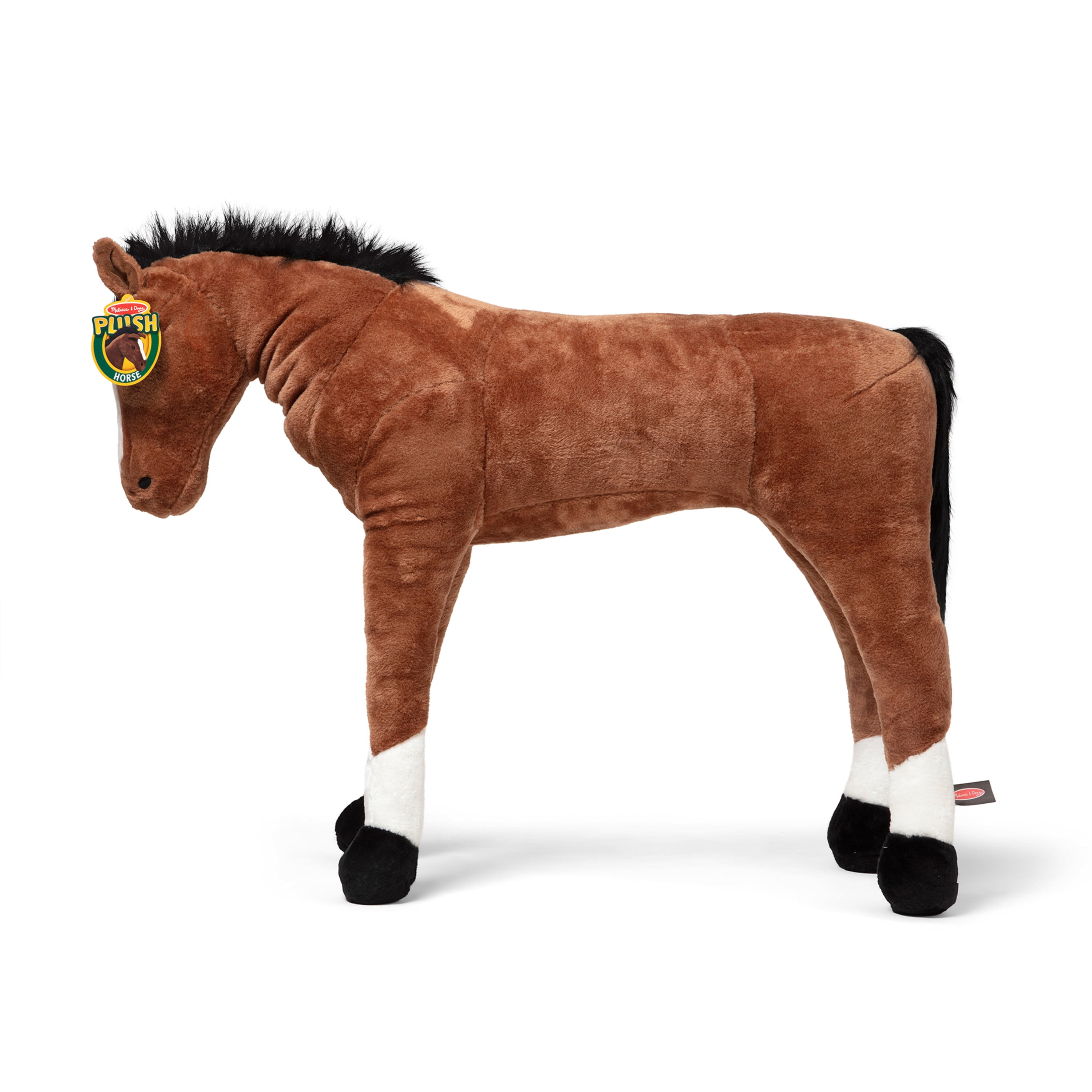Melissa & Doug Giant Horse - Lifelike Stuffed Animal (nearly 3 feet tall)