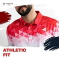 thumbnail image 3 of Yatta Golf Mens Standout Performance Short Sleeve Golf Polo Shirt (The US Polo, Medium), 3 of 4
