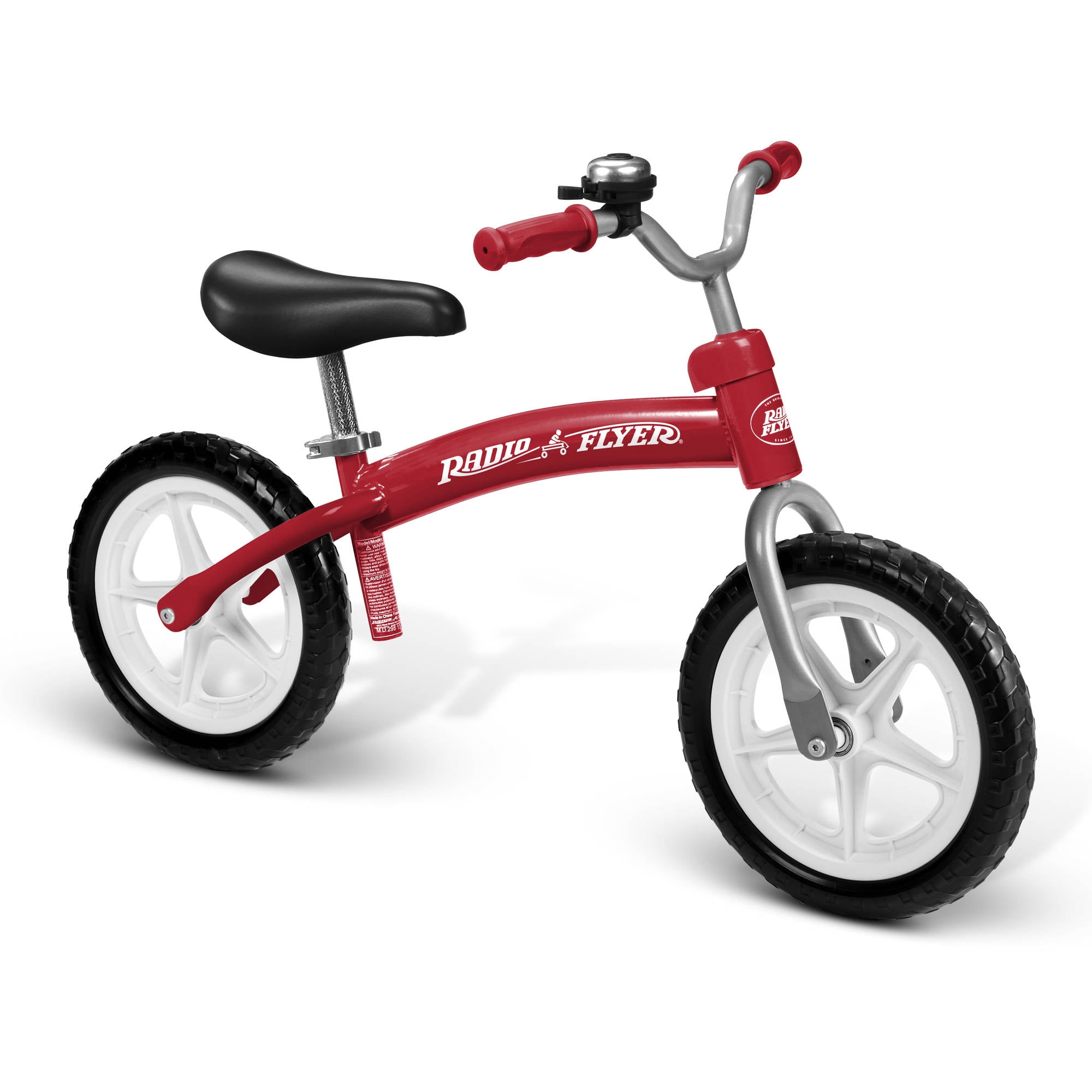 Push-N-Go Kids Balance Bike 12" Wheels Red Unisex Very Light Weight PNG2 