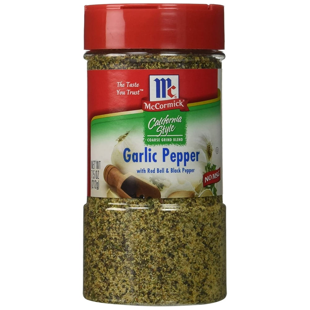 McCormick California Style Garlic Pepper 7.5 oz.