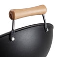 thumbnail image 3 of Joyce Chen Professional Series Cast Iron Wok with Maple Handles, 14-In., 3 of 7
