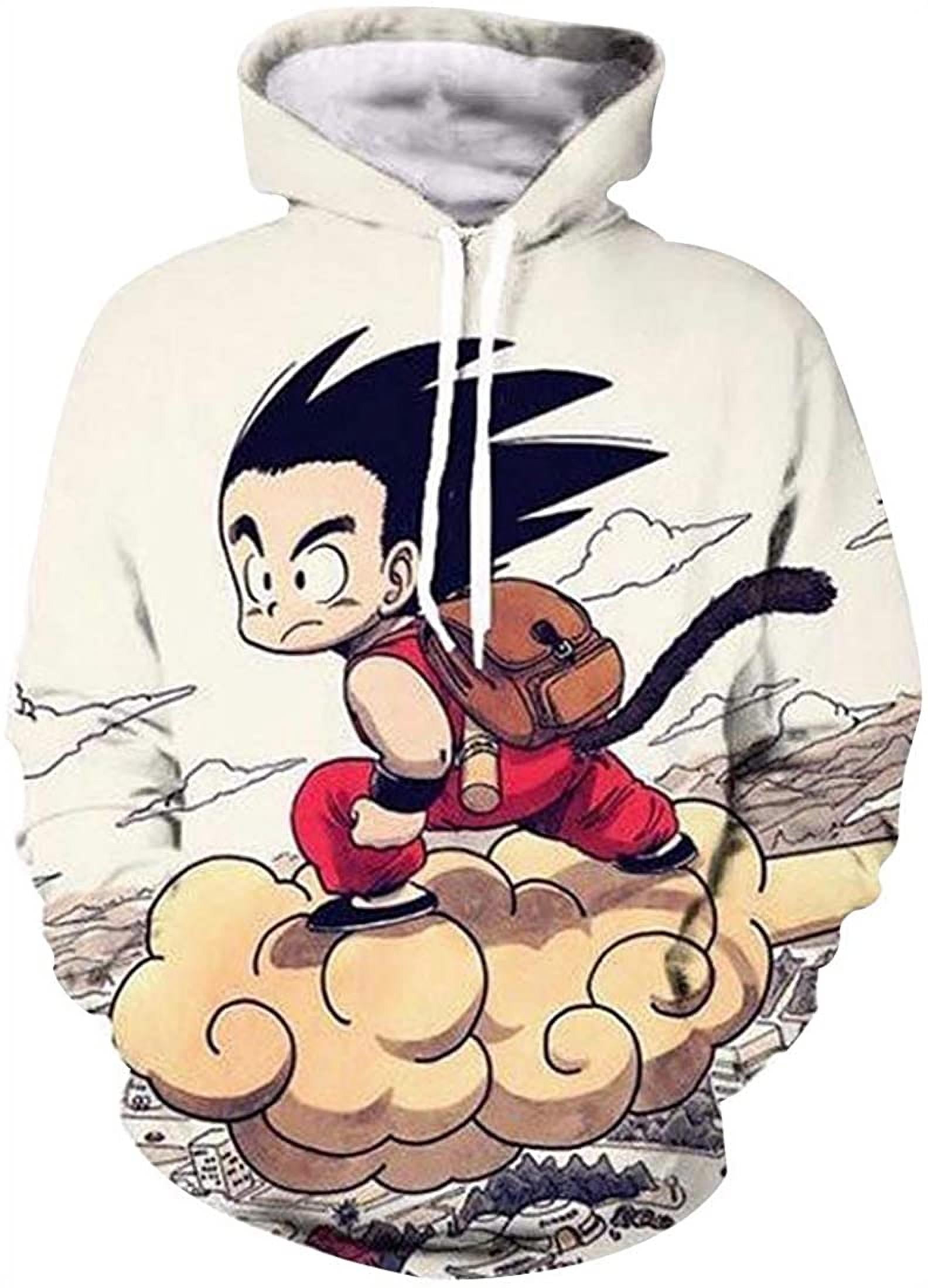 NEW Anime Dragon Ball Z Hoodies 3D Print Men's Pullover Sweatshirts Coat Cosplay 