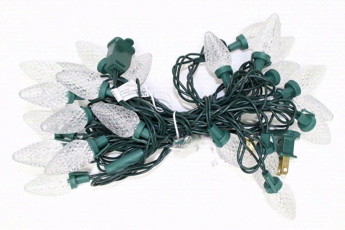 Wick's Outdoor Living LED C9 Pure White String Lights, 34 Ft, 50 Count