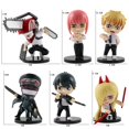 thumbnail image 2 of Figuras de acción huangchenghong Anime Power Denji Makima Hayakawa Aki 6 Piezas Chainsaw Man, 2 of 5