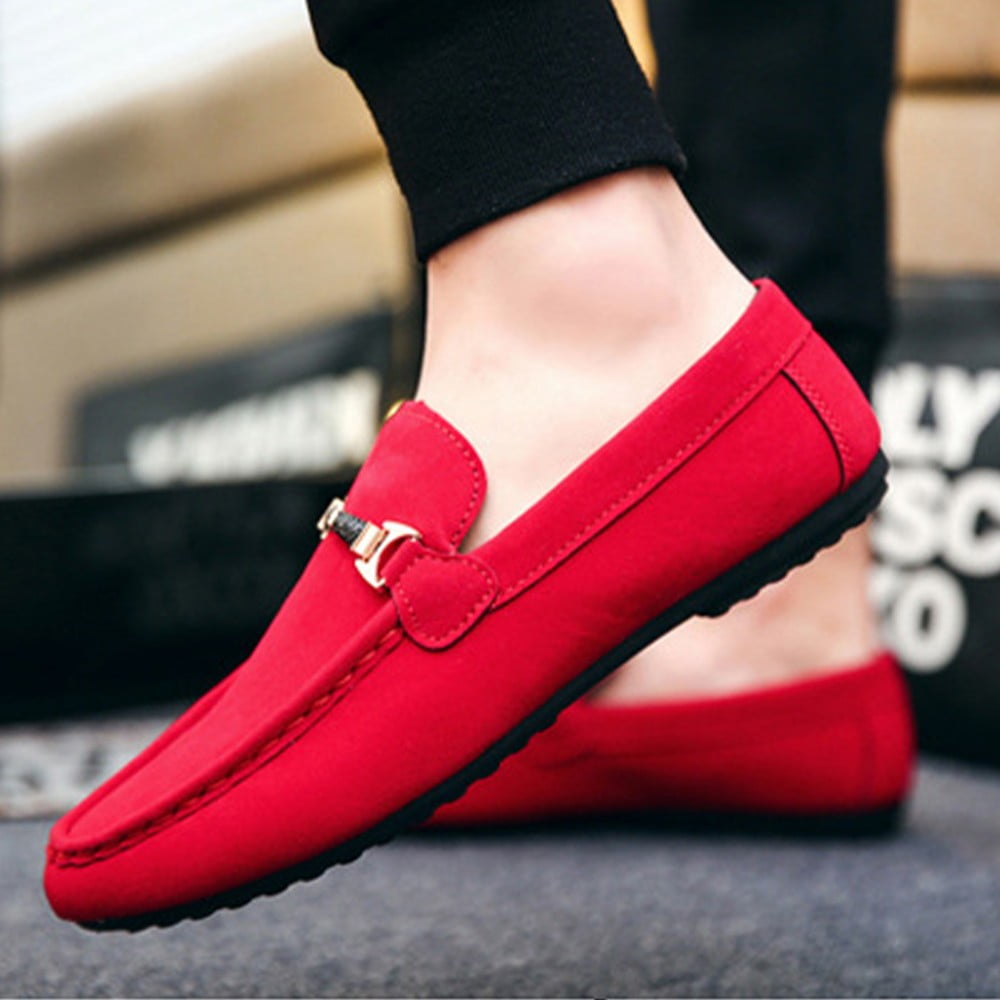 Men Casual Shoes Cowhide Driving Moccasins Slip On Loafers Flats Shoes PX-1286 