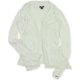 thumbnail image 1 of Ecko Unltd. Suéter de punto drapeado de malla de color sólido para mujer, blanco, pequeño, 1 of 1
