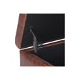thumbnail image 4 of SIMPLIHOME Owen 34 inch Wide Rectangle Coffee Table Lift Top Storage Ottoman, Cocktail Footrest Stool in Upholstered Distressed Saddle Brown Faux Leather, Mid Century Modern, Living Room, 4 of 6
