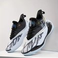 thumbnail image 4 of Men'S Stylish Basketball Shoes with a High-Top Lace-Up Design, Breathable Mesh Sporty Shoes, Slip-Resistant And Durable Running Shoes, Suitable for Outdoor Activities And Everyday Wear., 4 of 5