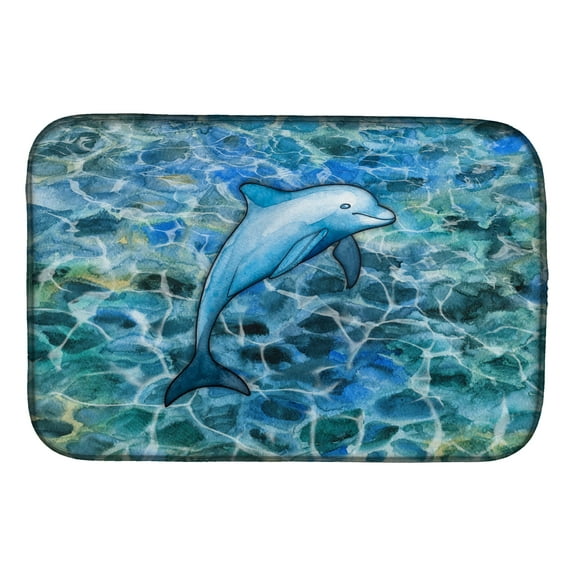 Dolphin Dish Drying Mat