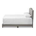 thumbnail image 2 of Baxton Studio Vivienne Modern and Contemporary Light Grey Fabric Upholstered King Size Bed, 2 of 7