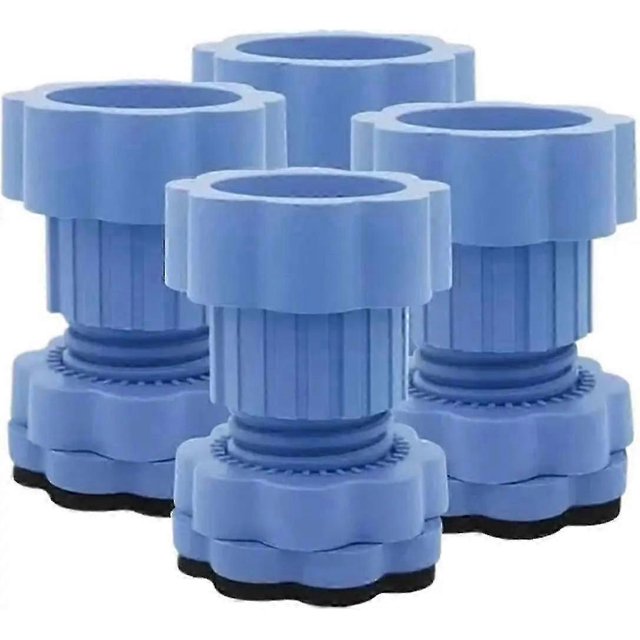 4PCS Universal Adjustable Height Washing Machine Foot Pads Anti Vibration Refrigerator Base Fixed Non-Slip Feet Stabilizer