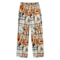 thumbnail image 2 of FORMRS Kids Pajama Pants with Pockets Size 6-8Y Boys Lounge Sleep Bottoms, Plaid Floral, 2 of 8