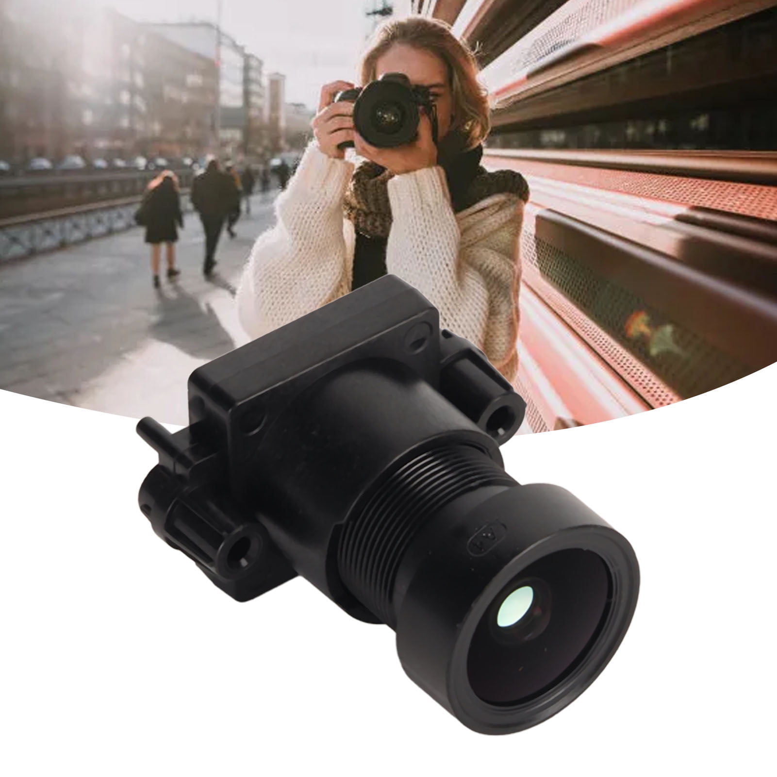 3MP HD Camera Lens, Fixed Lens F1.0 Excellent Color Reproduction For