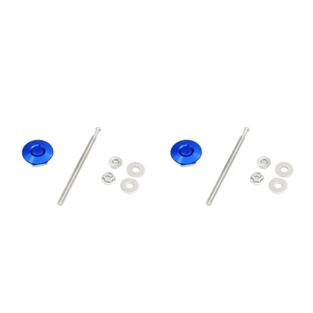 Thinsony Sleek And Affordable Hood Lock For Car Modification Engine Cover In Style blue DP17-32 2Set