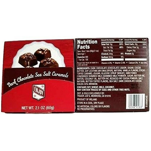 Trader Joe's Dark Chocolate Sea Salt Caramels Gift Card
