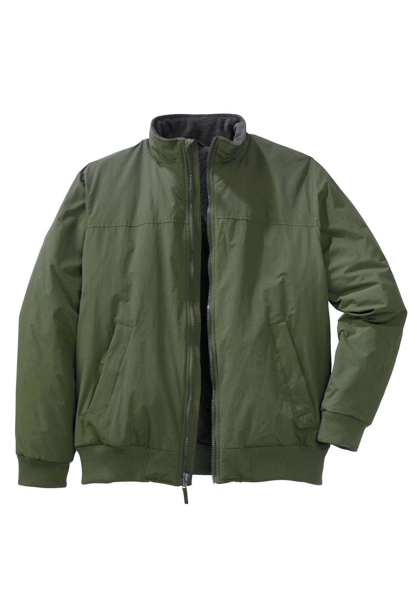 Kingsize - Kingsize Men's Big & Tall Fleece-lined Bomber ...