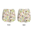 thumbnail image 5 of Picia Fall Animals Pattern Women's 2 in 1 Athletic Running Shorts High Waisted Workout Casual Gym Sweat Shorts with Comfy Liner Zipper Pockets-Large, 5 of 9