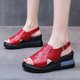 thumbnail image 4 of Amzcrzy Zapatos de mujer,Zapatos de mujer,Zapatillas de mujer, Sandalias para mujer elegantes de verano con punta abierta y plataforma de cuña retro. Sandalias Mujer Zapatillas De Casa, 4 of 6