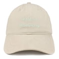 thumbnail image 1 of Trendy Apparel Shop Workout Wednesday Embroidered Soft Cotton Dad Hat - Black, 1 of 2