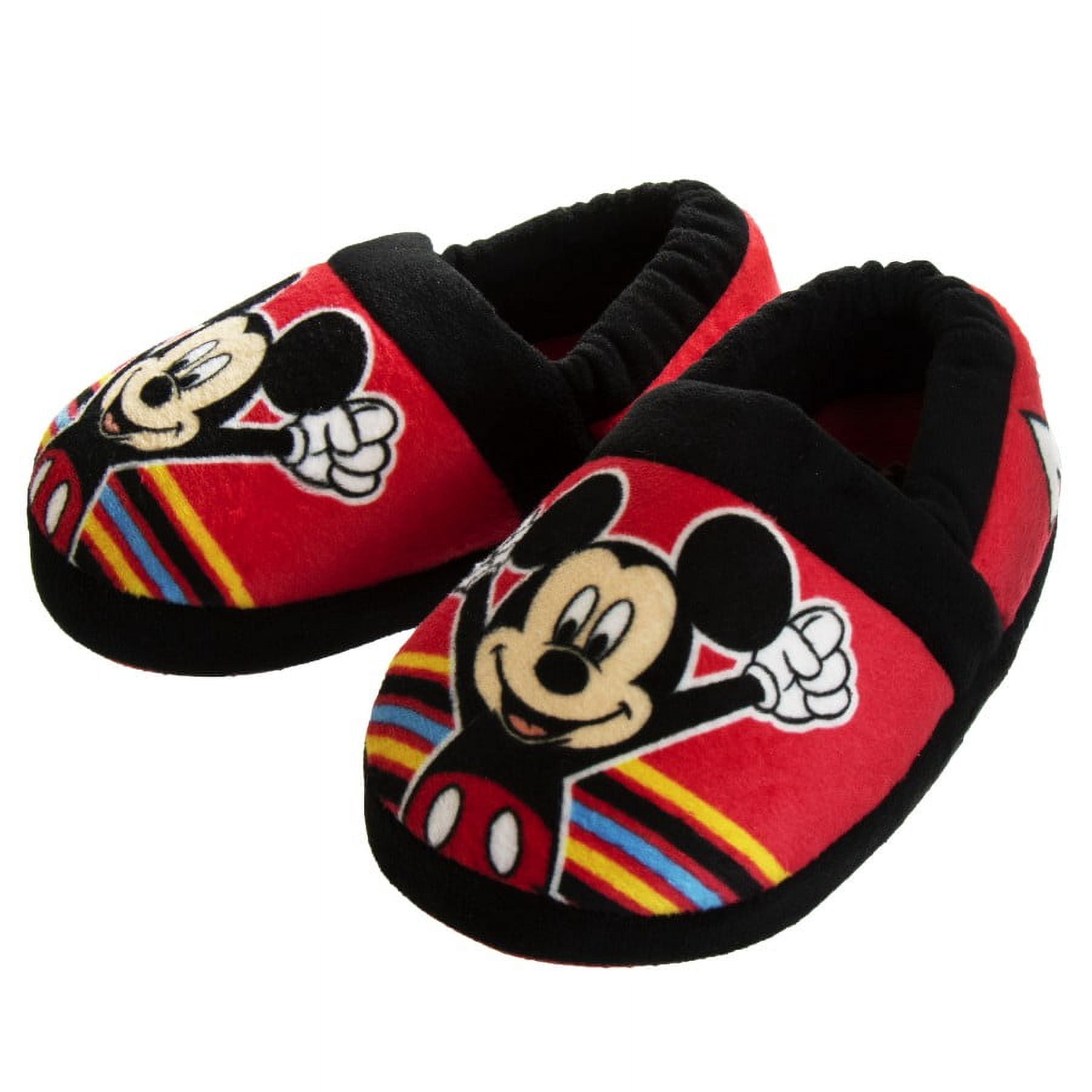 Disney Mickey Mouse Toddler Boys Nylex Fabric House Slippers