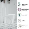 thumbnail image 2 of Aukfa One-Piece Toilet Dual Tornado Flush 1.1/1.6 GPF ,ADA Comfort Height,Water Sense Certified, Soft-Close Seat,White, 2 of 10