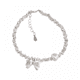 thumbnail image 1 of Pulsera de lazo, pulsera de perlas de plata rota con diseño de nicho de plata de ley S925, 1 of 5