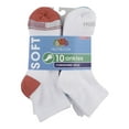thumbnail image 3 of Fruit of the Loom Women's Cushioned Sole Ankle Socks, 10 Pack, 3 of 3