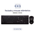 thumbnail image 2 of Combo Mouse Y Teclado Inalambrico Ergonomico CONTROL EXPERT, 2 of 4