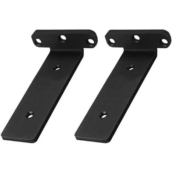 Yuangui Heavy Duty Floating Shelf Brackets for DIY L Shelves (2pcs)
