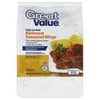 Great Value: Glazed Chicken Wings Barbeque Seasoned Wings, 2 Lb